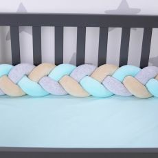 Захист (бампер)-коса Veres Mint Grey 120х15 см